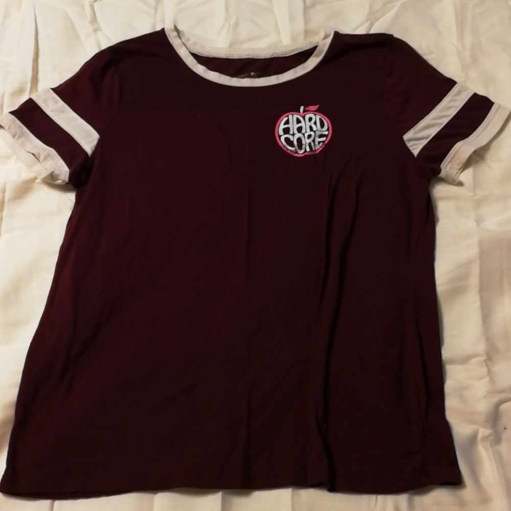 Maroon Short Sleeve Shirt